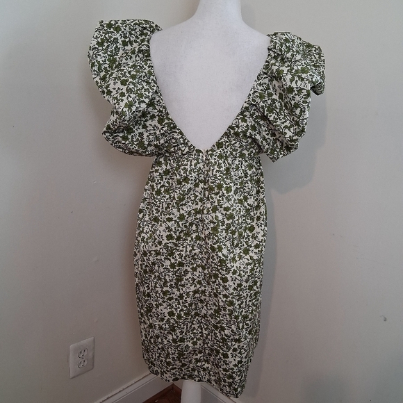 O.P.T Moda Didi Dress in Green Floral Size Large NWT - Picture 5 of 12